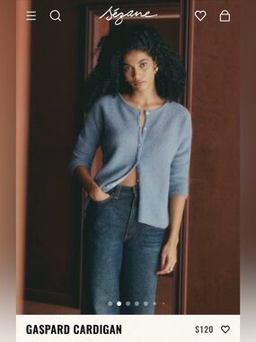 Sezane Gaspard cardigan like new size S